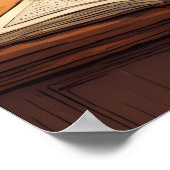 Bibliothekskatze #11 Poster (Ecke)