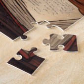 Bibliothekskatze #11 Puzzle (Seite)