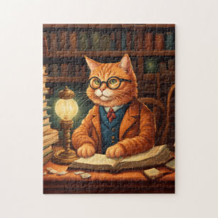 Bibliothekskatze #15 Puzzle