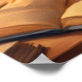 Bibliothekskatze #16 Poster (Ecke)