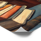 Bibliothekskatze #1 Poster (Ecke)