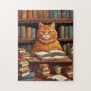 Bibliothekskatze #1 Rätsel Puzzle