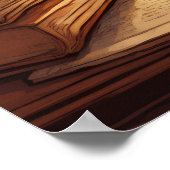 Bibliothekskatze #2 Poster (Ecke)