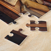 Bibliothekskatze #3 Puzzle (Seite)