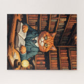 Bibliothekskatze #7 Puzzle (Horizontal)