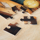 Bibliothekskatze #7 Puzzle (Seite)