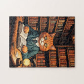 Bibliothekskatze #7 Puzzle (Horizontal)
