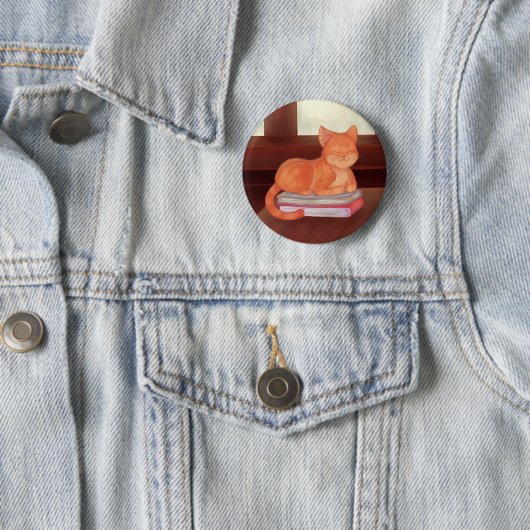 Bibliothekskatze Button (Beispiel)