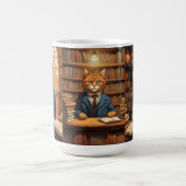Bibliothekskatze Kaffeetasse (Mittel)