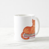 Bibliothekskatze Kaffeetasse (VorderseiteRechts)