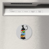 Bibliothekskatze Magnet (In Situ (Geschirrspüler))