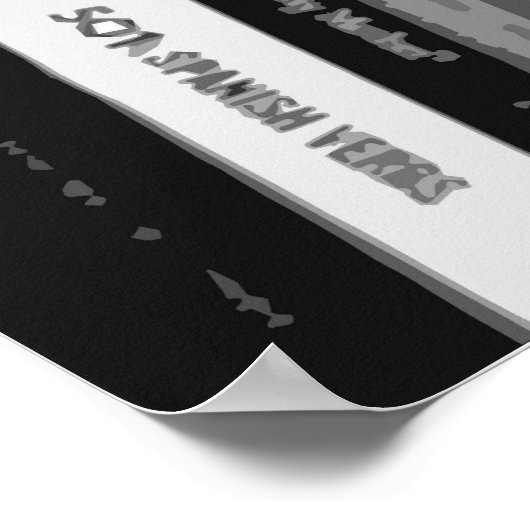 Bibliothekskatze Poster (Ecke)