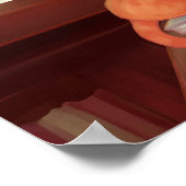 Bibliothekskatze Poster (Ecke)