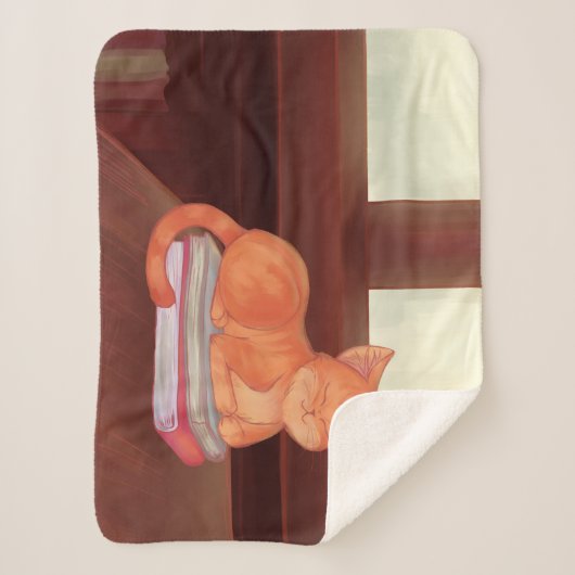 Bibliothekskatze Sherpadecke (Vorderseite)