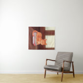 Bibliothekskatze Wandteppich (Beispiel (Horizontal))