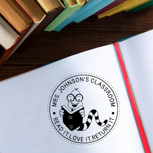 BibliothekslehrerIn Gummistempel