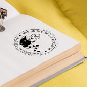 BibliothekslehrerIn Gummistempel