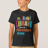 Bibliothekslüfter - Buchliebhaber Librarian Reader T-Shirt (Vorderseite)
