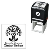 Bibliotheksname "Celtic Knot Tree of Life" Permastempel (Beispiel)