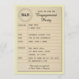 Bibliothekspartei Hochzeitsbücher Einladung