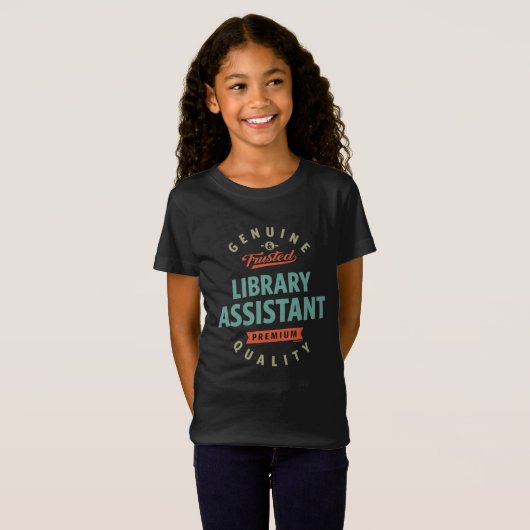 Bibliotheksperson T-Shirt (Vorne ganz)