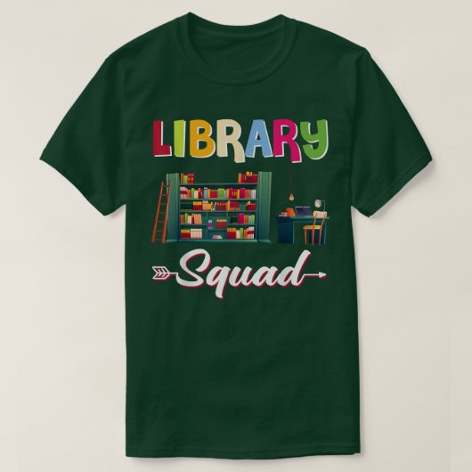 Bibliotheksplatz Bookworard Lesebuch Lover Librari T-Shirt (Design vorne)