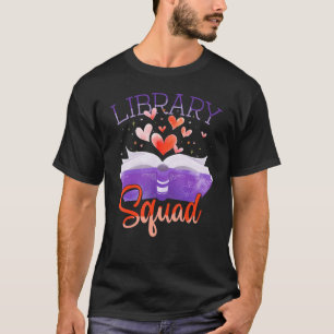 Bibliotheksquad Bibliothekar Buchwurmbuch T-Shirt