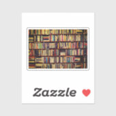 Bibliotheksräume Aufkleber (Blatt)