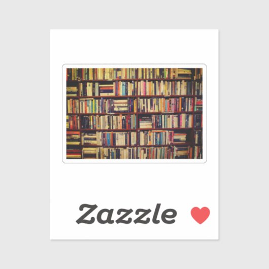 Bibliotheksräume Aufkleber (Blatt)