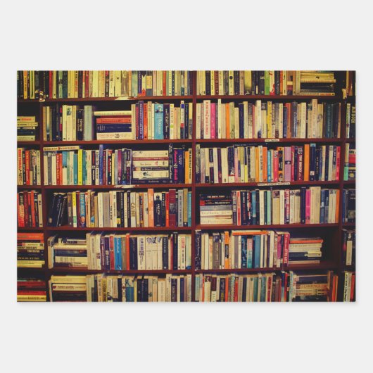 Bibliotheksräume Geschenkpapier Set (Vorderseite)