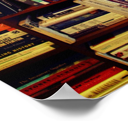 Bibliotheksräume Poster (Ecke)