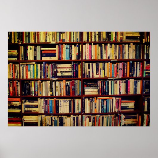 Bibliotheksräume Poster (Vorne)