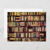 Bibliotheksräume Postkarte (Vorne/Hinten)