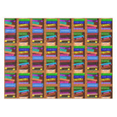 Bibliotheksregal-Muster Leser Buchsignierung Tischdecke (Vorderseite (Horizontal))