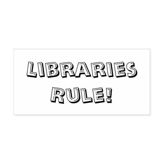 Bibliotheksregel! Stempel (Prägung)