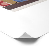 Bibliotheksrollenplakat Poster (Ecke)