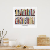 Bibliotheksrollenplakat Poster (Küche)