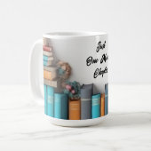 "Bibliotheksschätze: Ein Paradies für Buchliebhabe Kaffeetasse (Vorderseite Links)