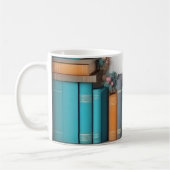"Bibliotheksschätze: Ein Paradies für Buchliebhabe Kaffeetasse (Links)
