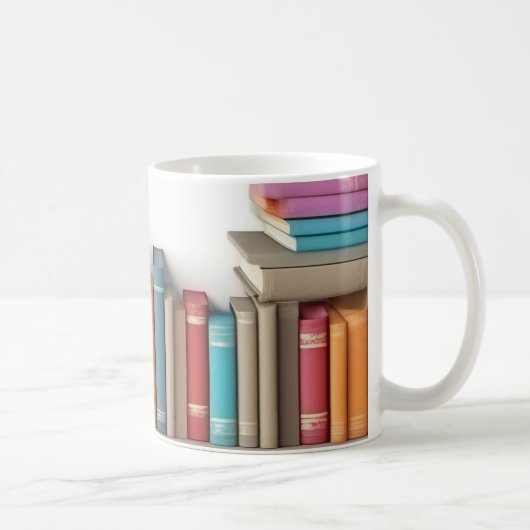 "Bibliotheksschätze: Ein Paradies für Buchliebhabe Kaffeetasse (Rechts)
