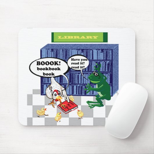 Bibliothekswitz Mousepad (Mit Mouse)