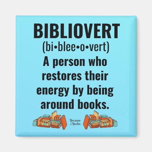 Bibliovert Book Addict Magnet (Vorne)