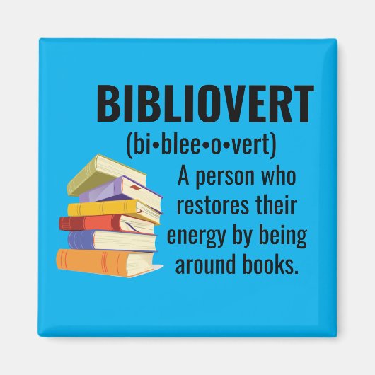 Bibliovert Book Addict Magnet (Vorne)