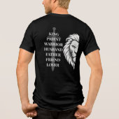 Biblisch maskulin Tri-Blend shirt (Rückseite)