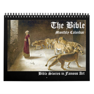 Biblische Bibel-Feinbild-Kunst-Monatskunst Kalender