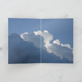 Biblische Schrift Psalm 23:4 Fürchte kein Übel... Karte (Innenseite)