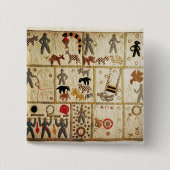 Biblische Steppdecke, Virginia Button (Vorderseite)