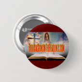 Biblischer Zeichen-Knopf Button (Vorne & Hinten)