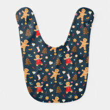 Bibs mit einem Neujahrsmuster.