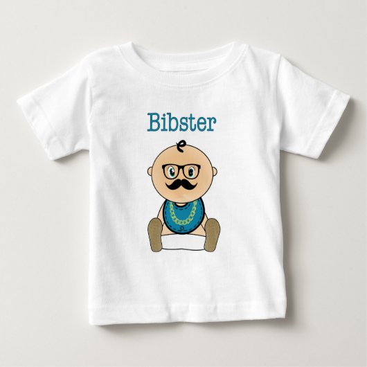 Bibster - Baby-Hipster Baby T-shirt (Vorderseite)